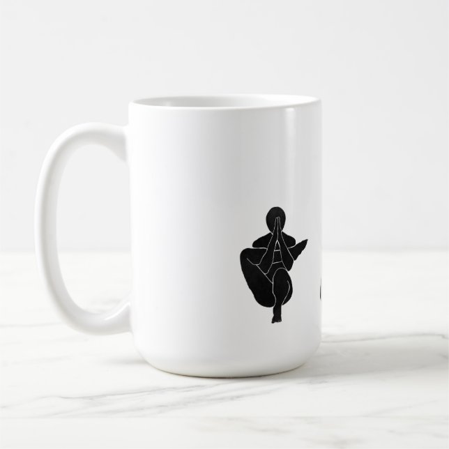 Taza De Café Meditation, yoga, Attitude (Izquierda)