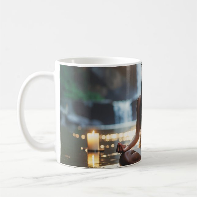 Taza De Café MEDITATION - YOGA - WELLNESS - CARPE DIEM Mug (Izquierda)