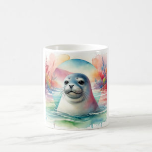 Taza De Café Mediterranean monk seal serenity 210824AREF111 - W