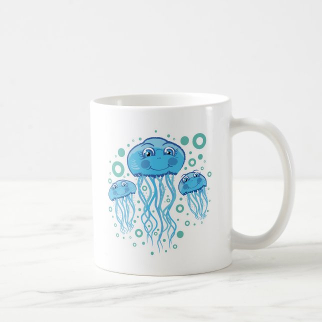 Taza De Café Medusa Adorable (Derecha)