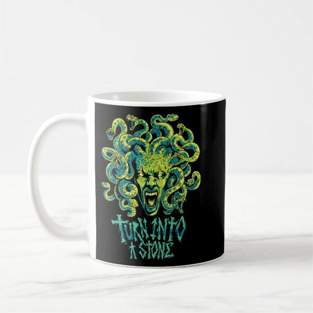 Taza De Café Medusa se vuelve piedra (Izquierda)