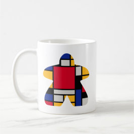 Taza De Café Meeple Mug de Arte Moderno