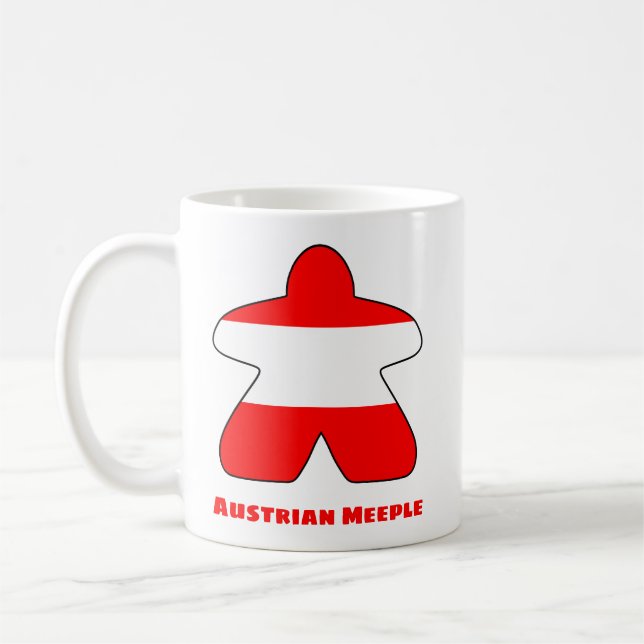 Taza De Café Meeple Mug de Austria (Izquierda)