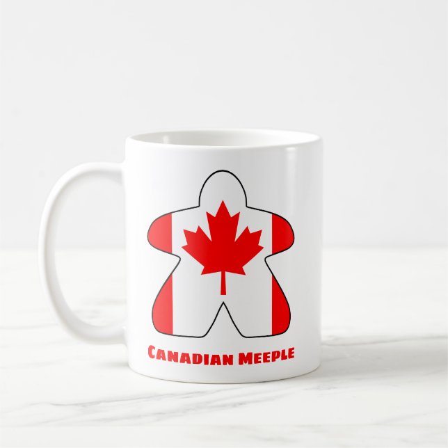 Taza De Café Meeple Mug de Canadá (Izquierda)