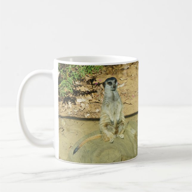 Taza De Café Meerkat #1 Mug (Izquierda)
