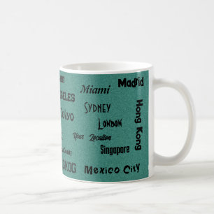 Taza De Café mega ciudad verde esmeralda
