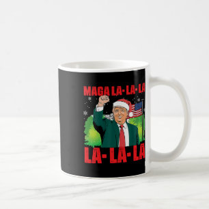 Taza De Café Mega La La Donald Trump engaña a 47 Navidades feos