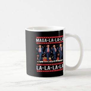 Taza De Café Mega La La Donald Trump engaña a 47 Navidades feos