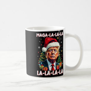 Taza De Café Mega La La Donald Trump engaña a 47 Navidades feos
