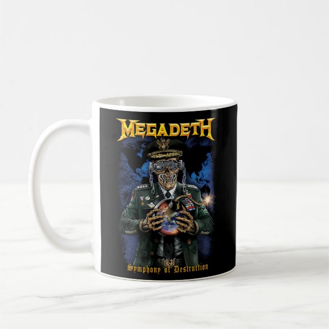 Taza De Café Megadeth Â€"Vic Earth Bomba (Izquierda)