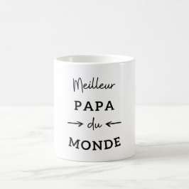 Taza De Café Meilleur papa du monde (noir)