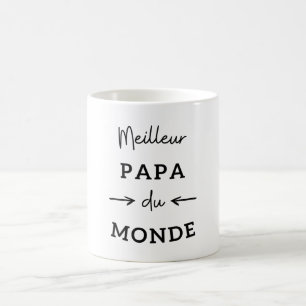Taza De Café Meilleur papa du monde (noir)