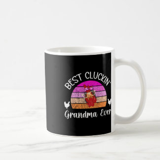 Taza De Café Mejor Abuela Cluckin' Pollo Abuela Pollo Dueña