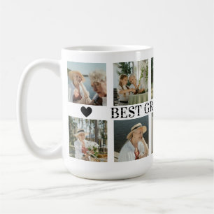 Taza De Café Mejor Abuela del Mundo Collage de Fotos – Regalo c