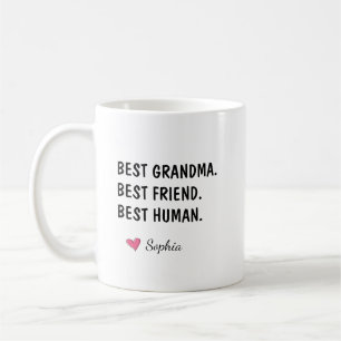 Taza De Café Mejor Abuela Mejor Amiga Mejor Humano