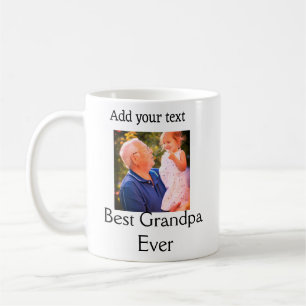 Taza De Café Mejor abuelo, abuelo, abuelo... foto de regalo tex