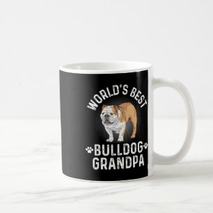 Taza De Café Mejor Abuelo Bulldog - Abuelo Perro