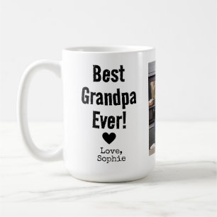 Taza De Café Mejor abuelo con imagen Café de texto personaliz
