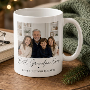 Taza De Café Mejor Abuelo Personalizado Nietos Familia