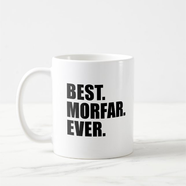 Taza De Café Mejor abuelo sueco de Morfar (Izquierda)