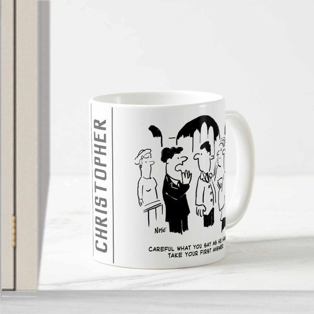 Taza De Café Mejor advertencia de hombre al novio (Subido por el creador)