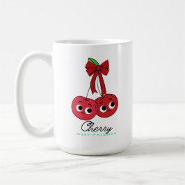 TAZA DE CAFÉ MEJOR AMIGA CEREZA