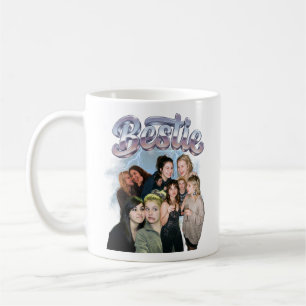 Taza De Café Mejor amiga personalizada collage de fotos