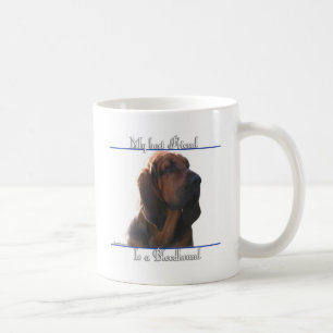 Taza De Café Mejor amigo Bloodhound; Regalos Bloodhound; 
