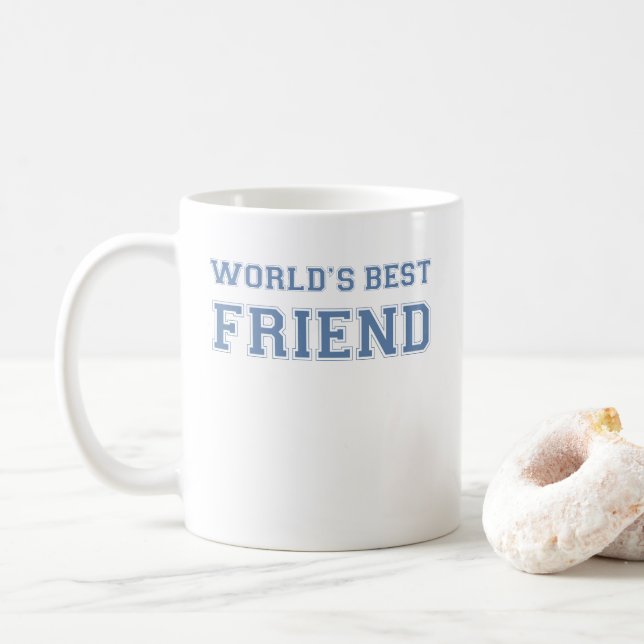 Taza De Café Mejor Amigo del Mundo (Con donut)