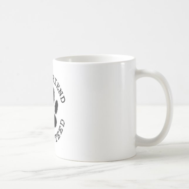 Taza De Café Mejor Amigo Garantizado De Dog Paw (Derecha)