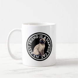 Taza De Café Mejor amigo gato siamés