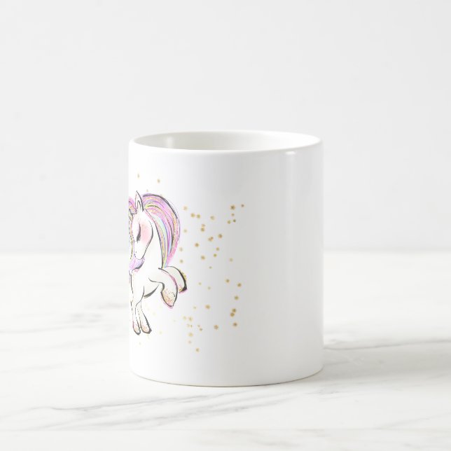 Taza De Café Mejor Amigo MALA INFLUENCIA Unicornio Bailando (Centro)