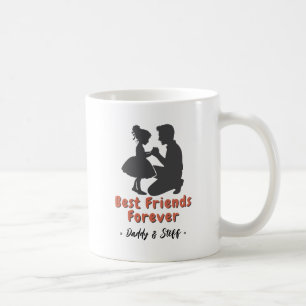 Taza De Café Mejor Amigo Papi-Hija Para Siempre - Nombre Person