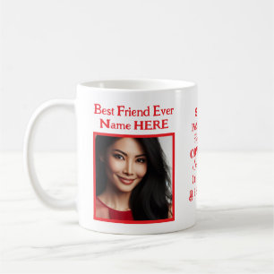 Taza De Café Mejor Amigo Rojo, Grandes Mujeres Motivadoras