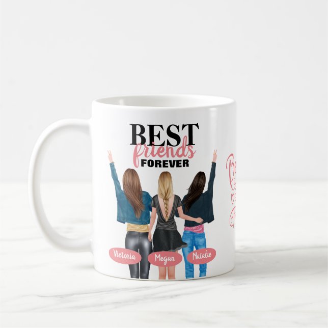 Taza De Café Mejor Amigos de BFF para Café Mug (Izquierda)