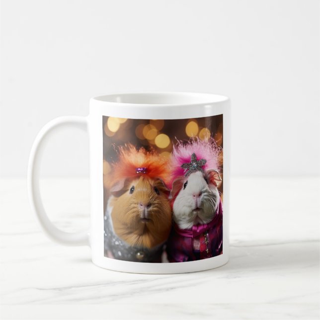 Taza De Café Mejor Amigos Guinea Coffee Mug Versión 2 (Izquierda)