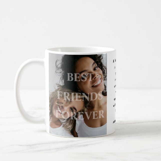 Taza De Café Mejor Amigos para siempre BFF Friendship Mug (Izquierda)