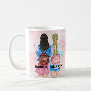 Taza De Café Mejor Amigos Personalizados