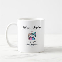 Mejor Amigos Personalizados Forever Mug - Personal