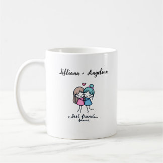 Taza De Café Mejor Amigos Personalizados Forever Mug - Personal