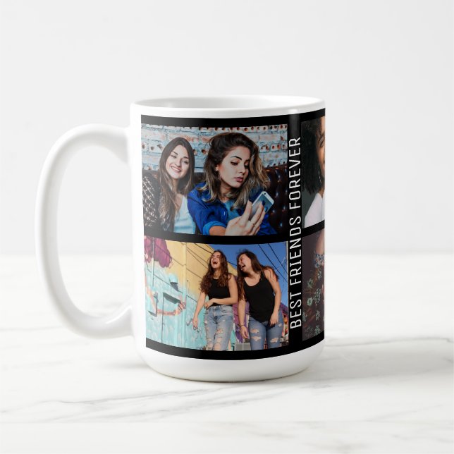 Taza De Café Mejor Amigos Personalizados Para Siempre 6 Persona (Izquierda)