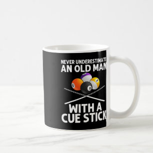 Taza De Café Mejor Arte Billiard Para Hombres Abuelo Billiard L