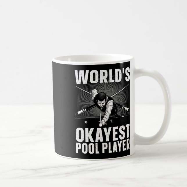 Taza De Café Mejor Arte Billiard Para Hombres Mujeres Billiard  (Derecha)