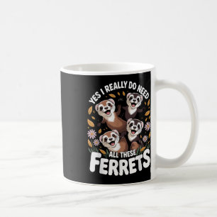 Taza De Café Mejor Arte de Hurón para Hombres Mujeres Niños Ama
