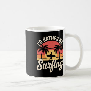 Taza De Café Mejor Arte de Surf para Hombres Mujeres Surfista S