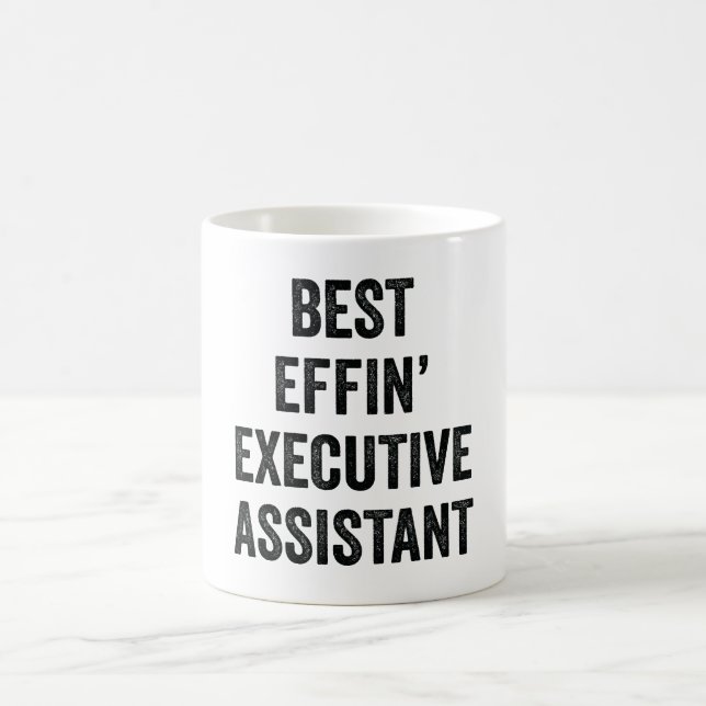 Taza De Café Mejor asistente ejecutivo de la vida (Centro)
