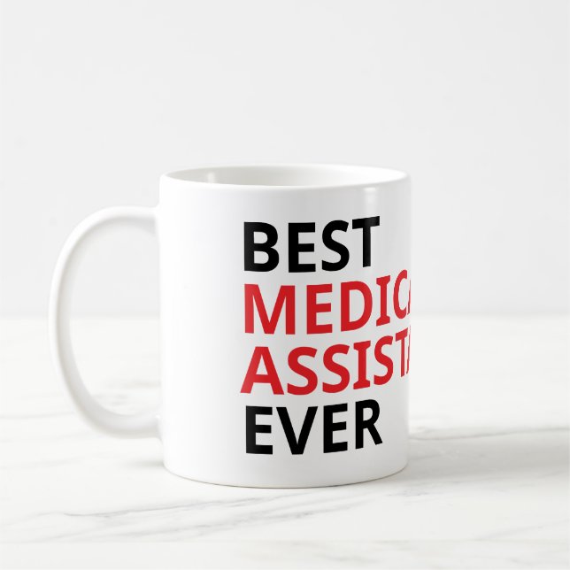 Taza De Café Mejor Asistente Médico de la Historia (Izquierda)