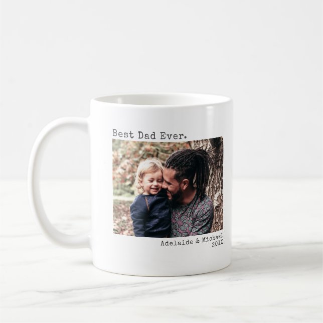Taza De Café Mejor Autopista Personalizada de Fotografía De Pap (Izquierda)
