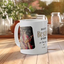 Taza De Café Mejor BESTIE de 2 regalos de corte fotográfico