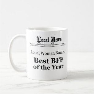 Taza De Café Mejor BFF del año Mug